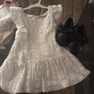 Little girls dress & shoes